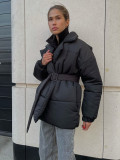 Slim fit down jacket