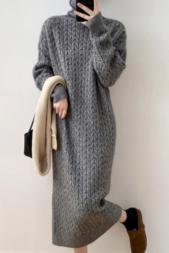high necked dress 5 colors