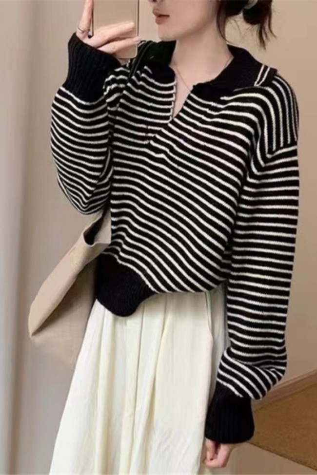 striped T-shirt 2 colors