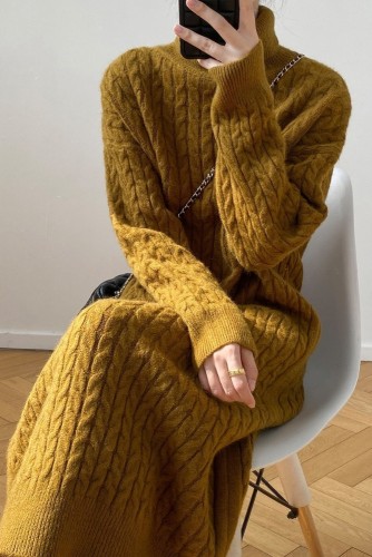 high necked dress 5 colors