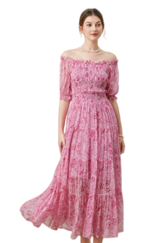 Pink Long Dress
