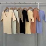 Morandi colored sweater 4 colors