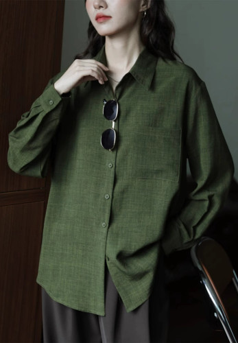 Green Long Sleeve Shirt