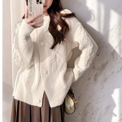 Thickened Cable-Knit Sweater 6 colors