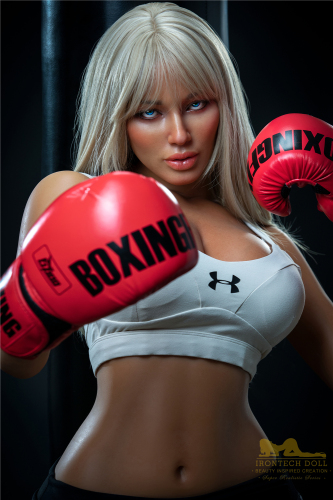 5ft45 E-Cup Highly Simulation Irontechdoll Silicone Sex Doll Hedy The Boxing Girl
