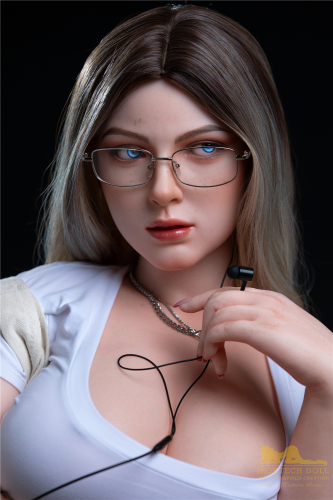 Irontechdoll 5ft5 G-Cup Realistic Silicone Sex Doll Seductive Library Glass Girl Fenny