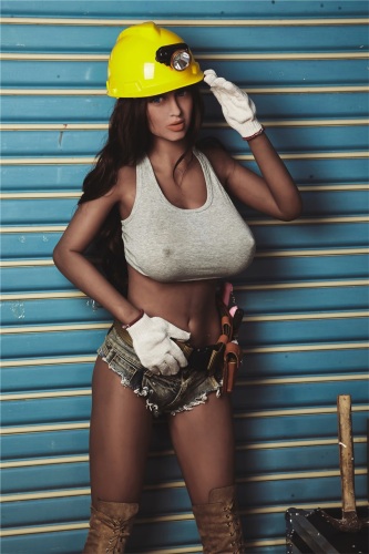 Super Hot TPE Sex Doll 5ft41 G Cup Busty Horny Construction Worker Anna