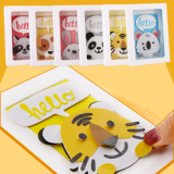 500pcs Customized  handicraft paper work, Handmade Educational Diy Learning Toys Sticker For Kids