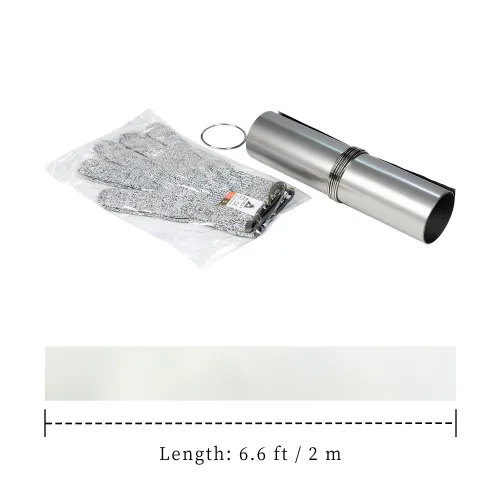 FireHiking Portable Titanium Tent Stove Pipe DIY Folding Chimney for Outdoor Camping 6.6 ft/ 9.8ft