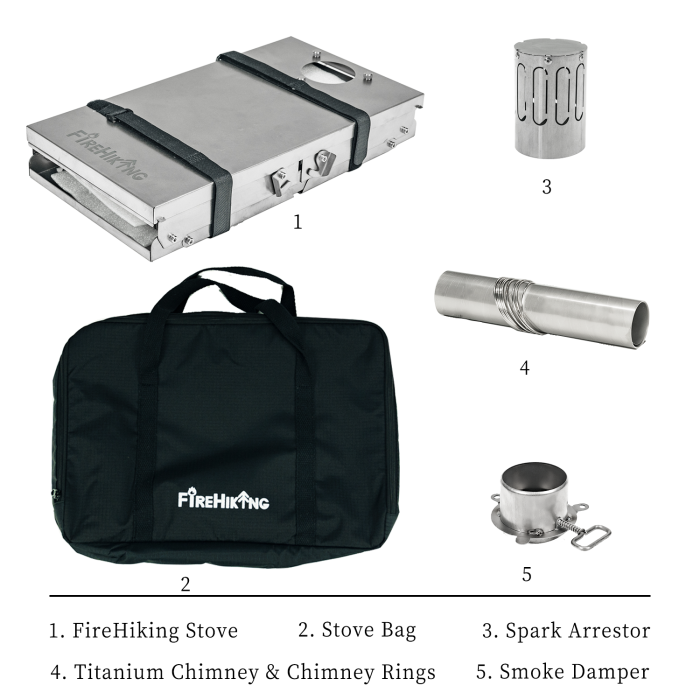 Titanium Folding Stove Kit – Alaska Gear Company