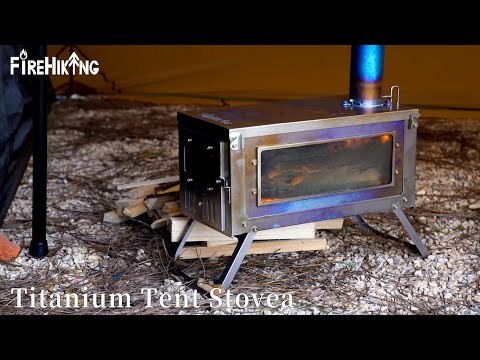 FireHiking Tent Stove | TOLA Camping Wood Stove Titanium Thickened Burning Heater Foldable Ultralight