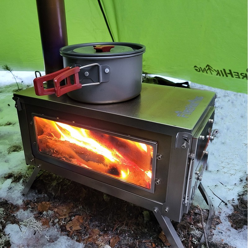 FireHiking TOLA Camping Tent Stove Titanium Foldable Ultralight
