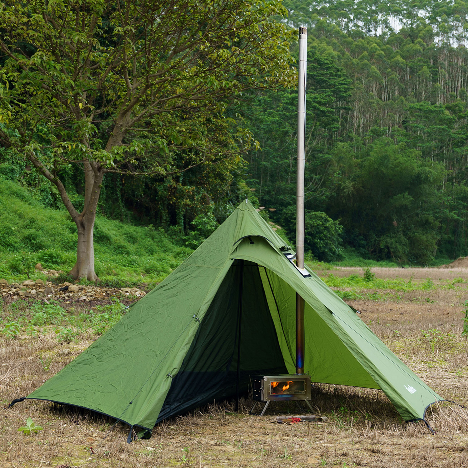 FireHiking TOLA Camping Tent Stove Titanium Foldable Ultralight
