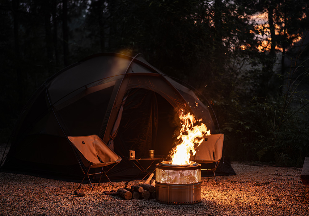 outdoor camp fire pit
