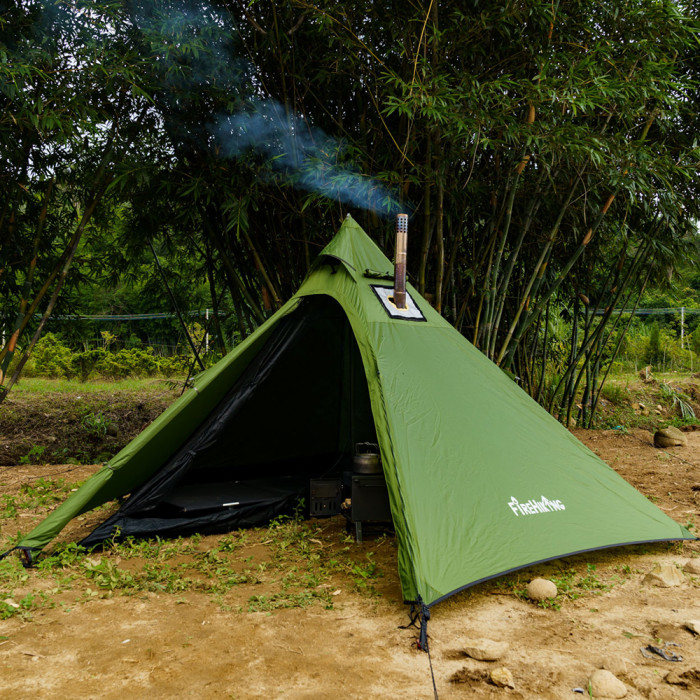 FireHiking Ultralight Leva Solo Hot Tent with Wood Stove Jack for Camping 1  Person