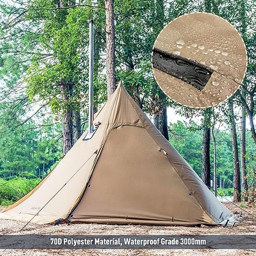 waterproof hot tent with stove jack
