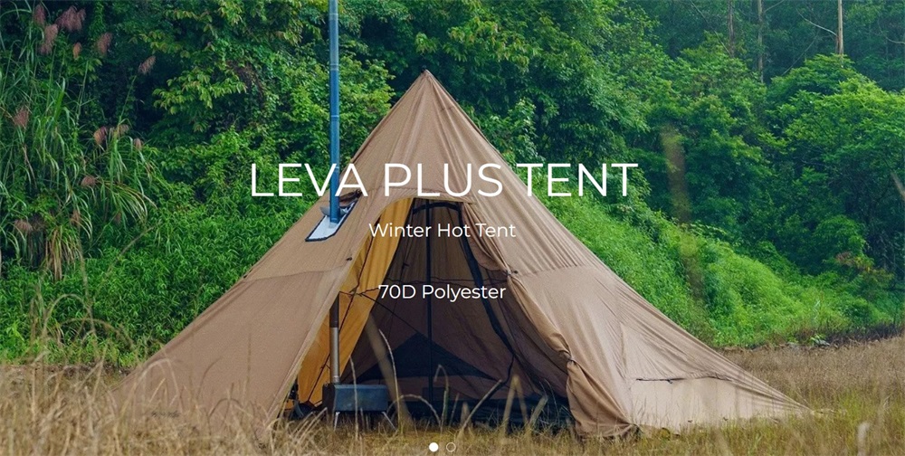 4-8 person hot tent with stove jack