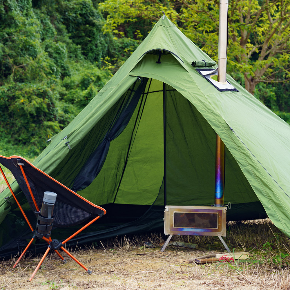 FireHiking TOLA Camping Tent Stove Titanium Foldable Ultralight