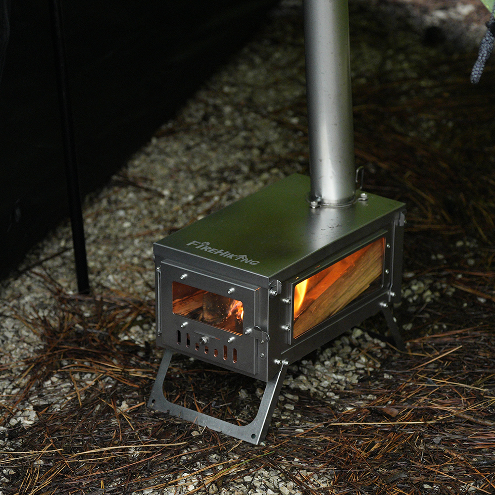 FireHiking tent wood stove