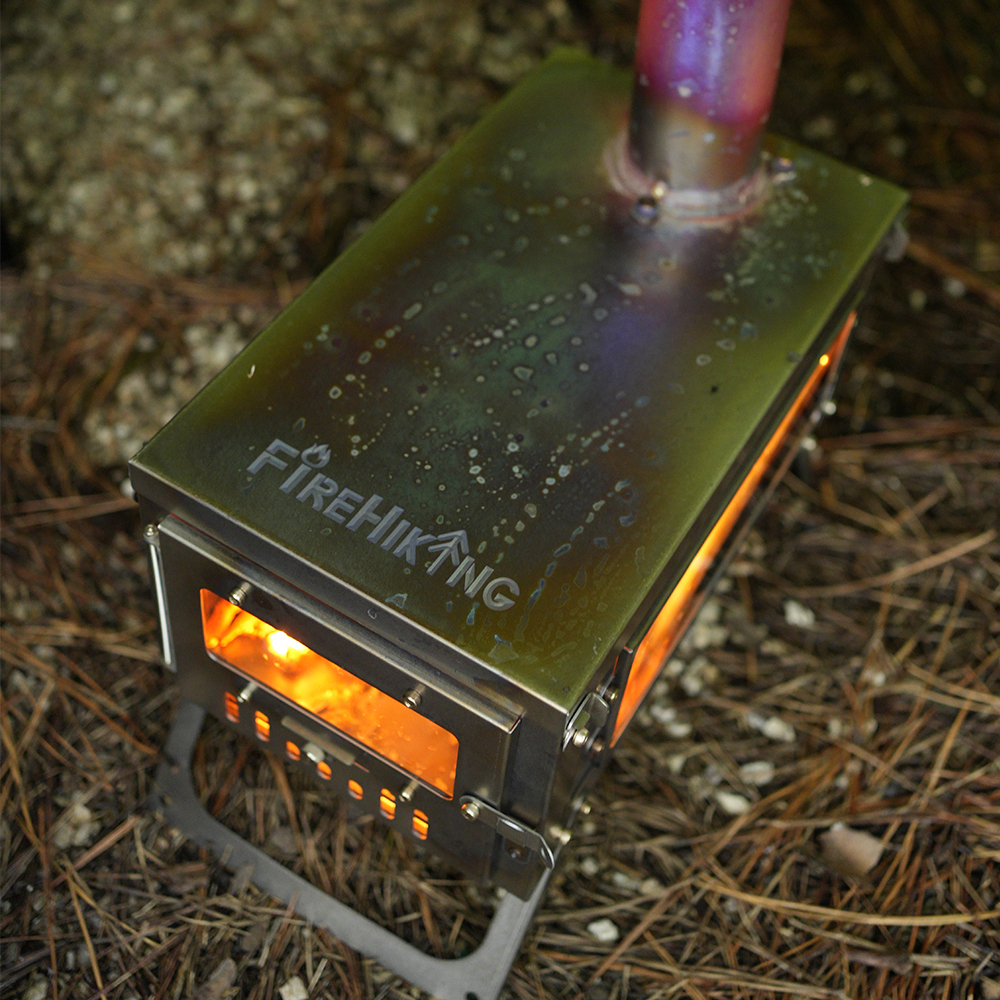 FireHiking mini titanium stove for hot tent