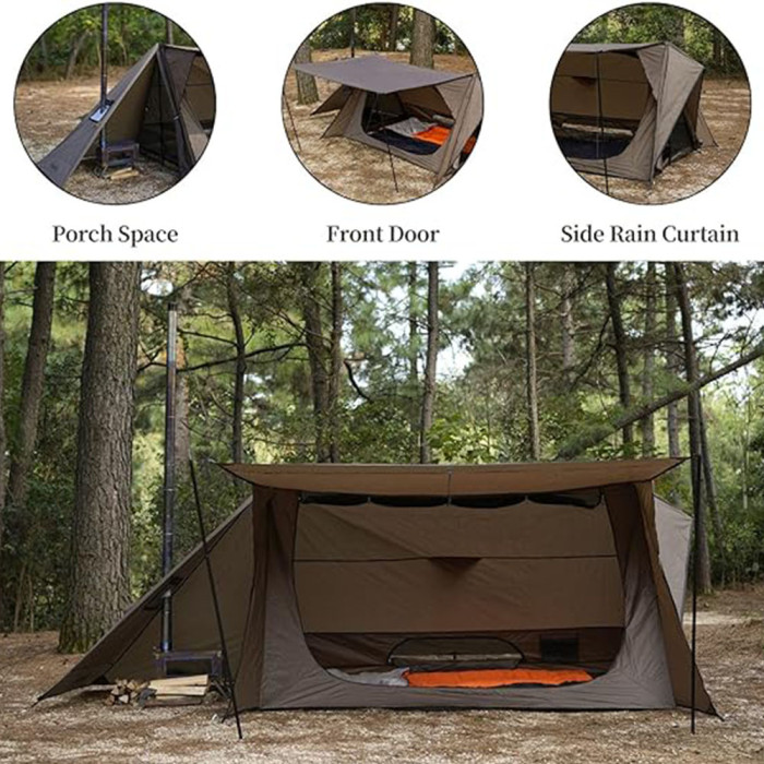 Firefort Hot Tent | 1-2 Person Backpacking Fort for All Weather Camping | FireHiking New Arrival 2023