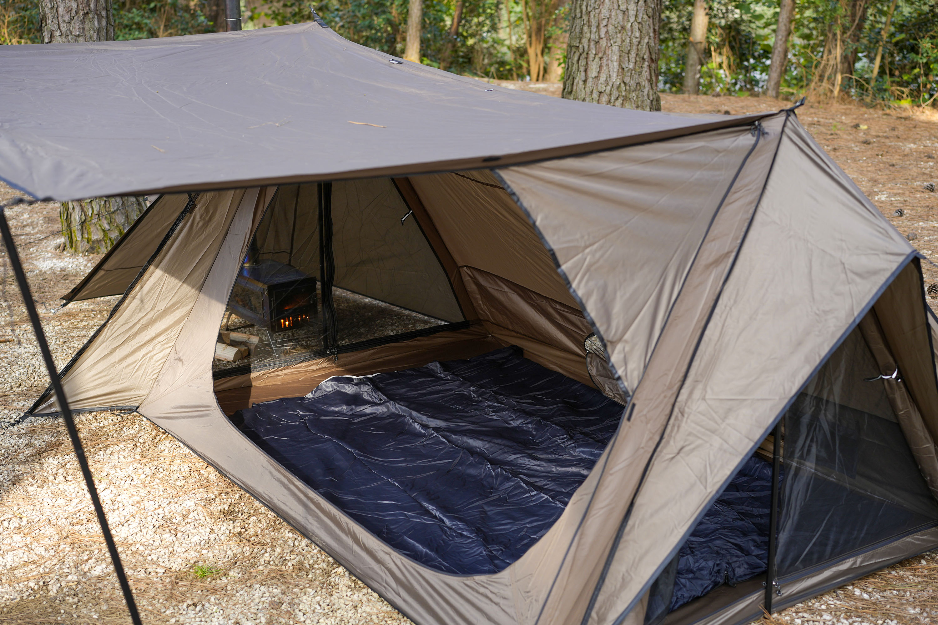 Firefort Hot Tent  1-2 Person Backpacking Fort for All Weather