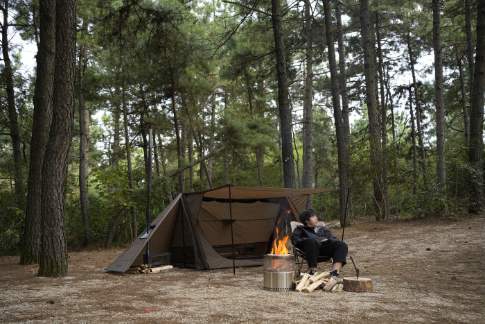 Hot weather tent camping hot sale