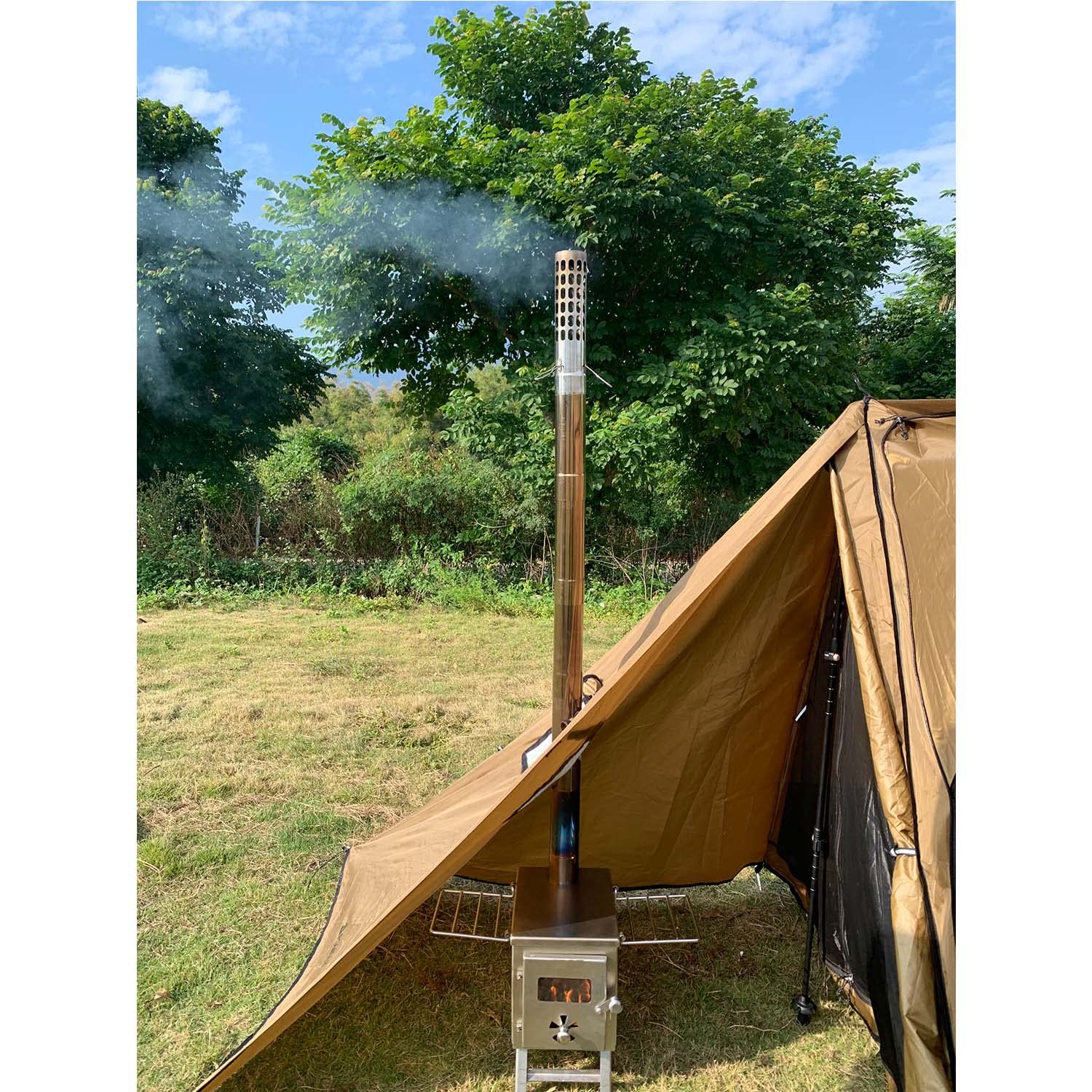 Hot Tent Stove Combo The Perfect Duo for Cozy Winter Camping www