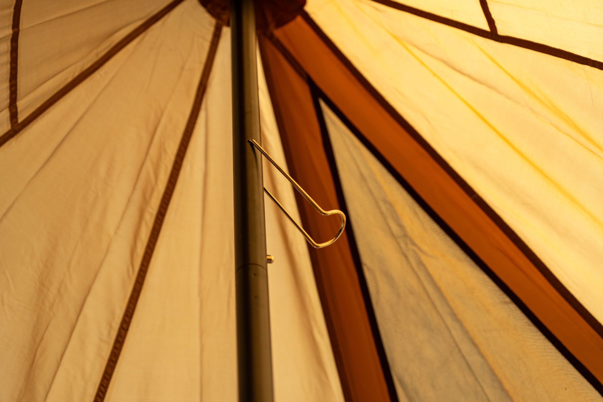 hot tent inside