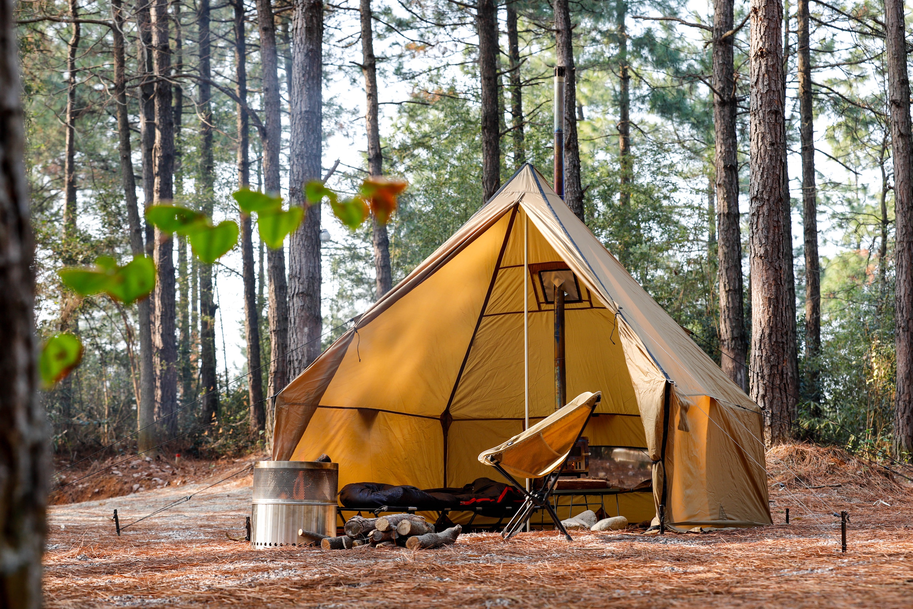FireHiking テント | Fireyurt ワンポールテント, 2-3人用 FireHiking テント | Fireyurt ワンポールテント, 2-3人用