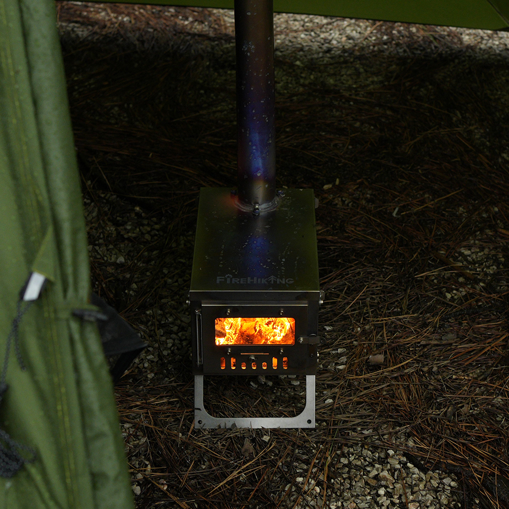 日本限定】FireHiking 薪ストーブ |TOLA Miniチタンストーブ,軽量で