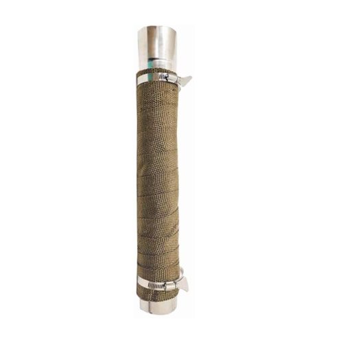 FIREHIKING Fireproof pipe sleeve anti-scald chimney with Chimney with 2 clamps
