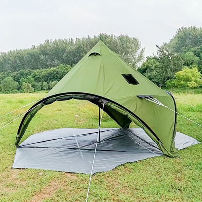 Cone Hot Tent With Stove Jack for Camping - FireHiking