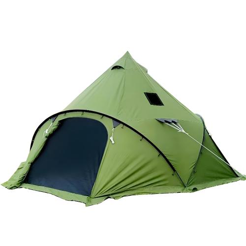 Cone Hot Tent With Stove Jack for Camping - FireHiking