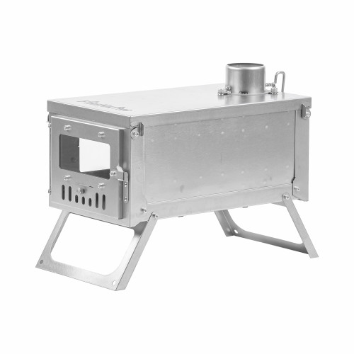FireHiking Tent Stove | Slider Mini Portable Titanium Wood Burning Stove 3.4lb for Hot Tent Camping