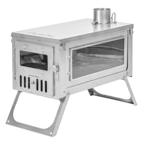 FireHiking Tent Stove | Slider Camping Wood Stove Titanium Thickened Burning Heater Foldable Ultralight