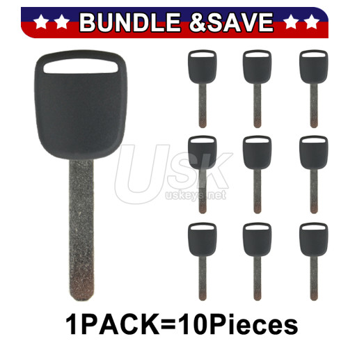 (Pack of 10) Transponder key ID13 chip HON66 for Honda HO01