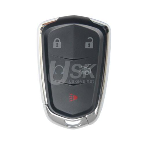 FCC HYQ2AB smart key shell 5 button for Cadillac CTS SRX ATS DTS STS XTS 2014 2015 PN 13580811