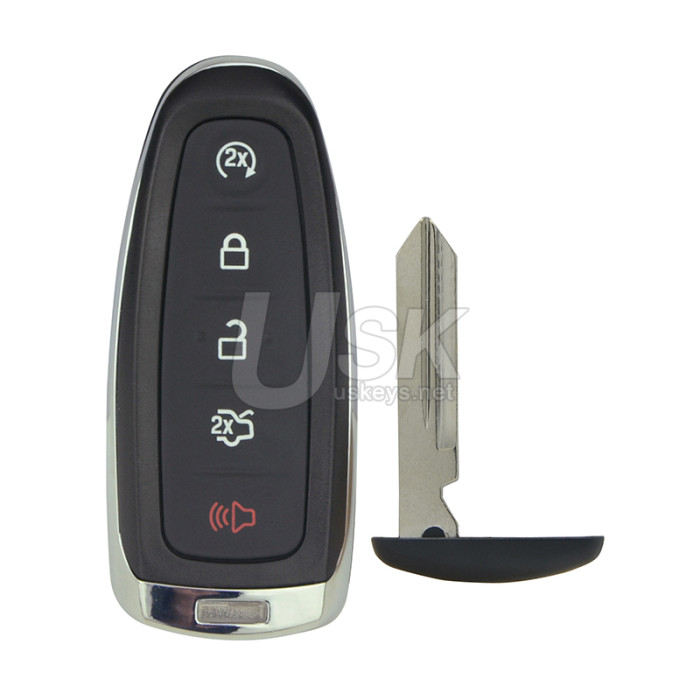 FCC M3N5WY8610 Smart key shell 5 button for FORD Explorer Edge Lincoln MKX P/N 164-R8092