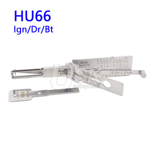 Lishi 2-in-1 Pick HU66 Ign/Dr/Bt