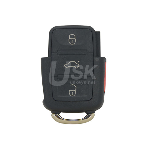 FCC NBG735868T Flip key part 4 button 315mhz HU66 for Volkswagen Passat Golf Beetle Jetta 1998-2004 P/N 50W 1JO 959 753 T