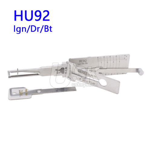 Lishi 2-in-1 Pick HU92 Ign/Dr/Bt