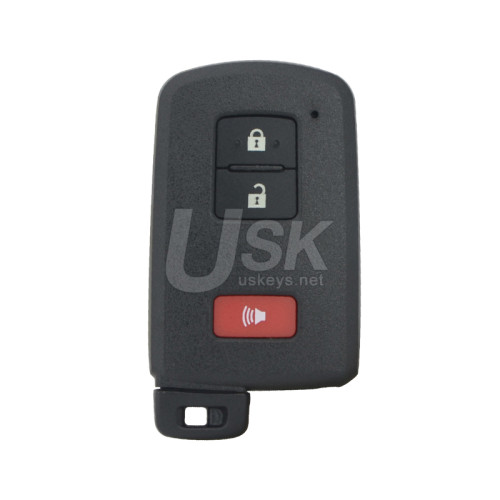 FCC HYQ14FBA Smart key shell 3 button for Toyota Prius C Tacoma 2016 PN 89904-52290