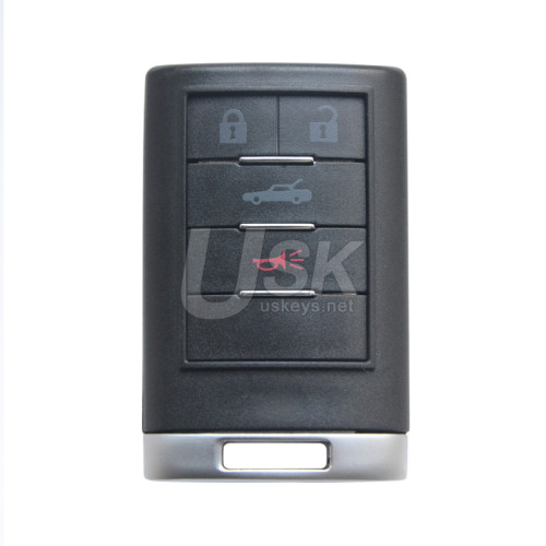 Keyless Entry Remote Shell 4 button for Chevrolet Corvette 2009-2013