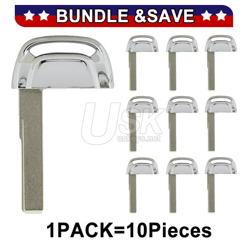 (Pack of 10) Emergency Key blade for Audi A4L Q5