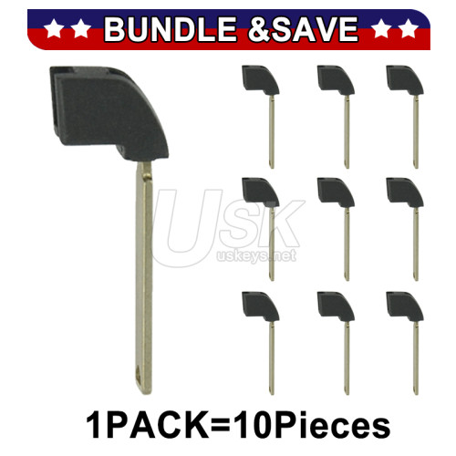 (Pack of 10) Emergency Key blade for Toyota Crown 2012