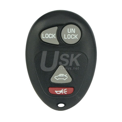 FCC L2C0007T Keyless Entry Remote 4 button 315Mhz for GM Pontiac Aztek Grand Prix Oldsmobile Intrigue Buick Century Regal Rendezvous 2001-2005