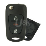 FCC NYOSEKSAM11ATX Flip key shell 3 button TOY49 for Hyundai Elantra Kia Sportage