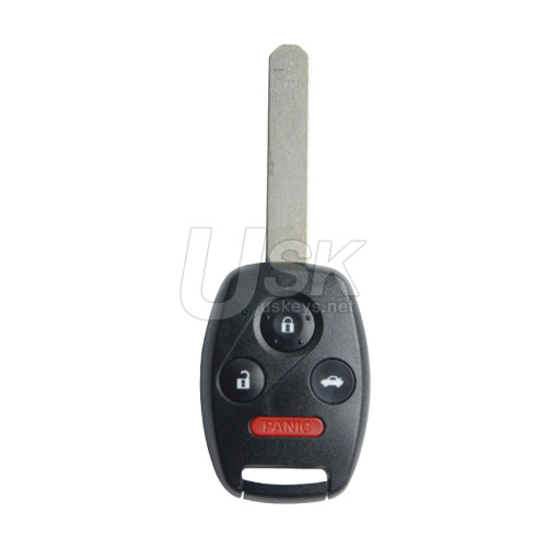 FCC N5F-S0084A Remote head key 4 button 313.8Mhz for Honda Civic 2006-2011 P/N 35111-SVA-306