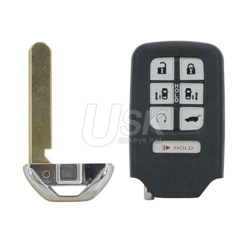 FCC KR5V2X V41 Smart key shell 7 button for Honda Odyssey 2018-2020 PN 72147-THR-A31
